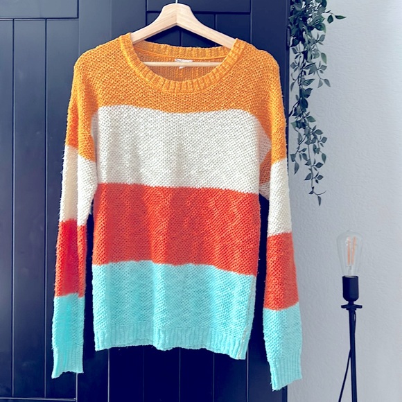 Hem & Thread | Sweaters | Hem And Thread Fall Striped Sweater | Poshmark